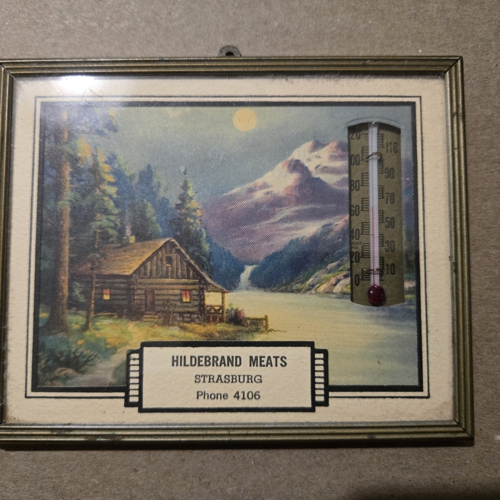 American Vintage Rustic Cabin Thermometer